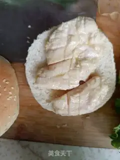 Make Home chicken burger step 2
