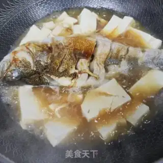 Make Tofu from the bass stew step 5