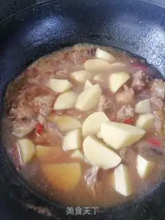 Make Potato burn ribs step 6
