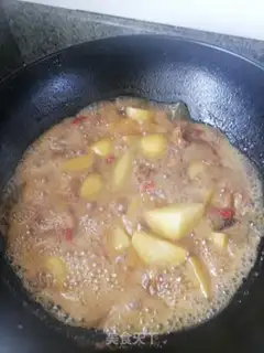 Make Potato burn ribs step 7