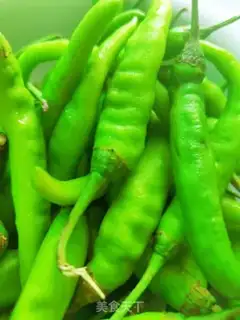 Make Dry green pepper step 0