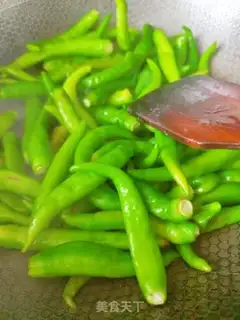 Make Dry green pepper step 2