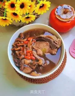 Make Gold mushroom ribs soup step 8