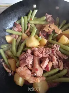 Make Potato Four Seasons Chicken step 10