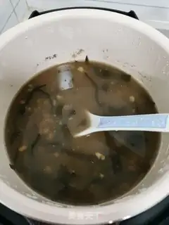 Make The green bean congee step 6