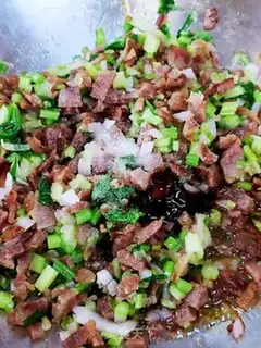 Make Sausage rice step 4