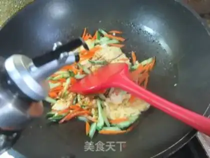 Make Double silked eggs step 5