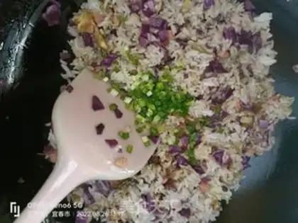 Make Egg fried rice step 7