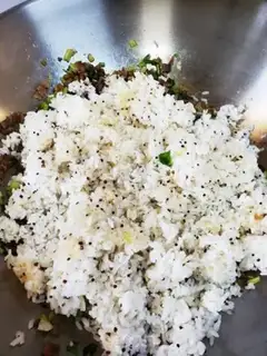 Make Sausage rice step 5