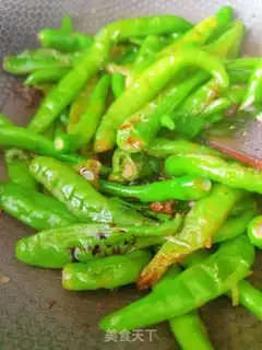 Make Dry green pepper step 6