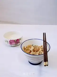 Make Sausage rice step 8
