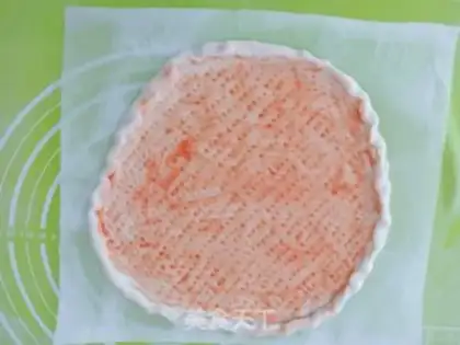 Make Shrimp-fresh pizza step 8