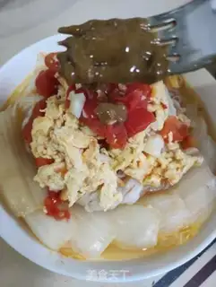 Make Tomato egg noodles step 9