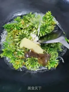 Make The golden mushrooms make the night flowers step 5
