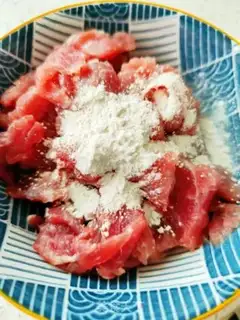 Make Cream and beef step 2