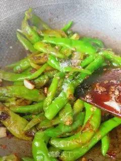 Make Dry green pepper step 9