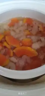 Make Ice-cream papaya snow clams step 5