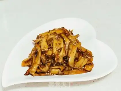 Make Barbecue-like apricot mushroom step 8