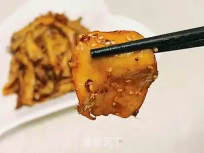 Make Barbecue-like apricot mushroom step 9