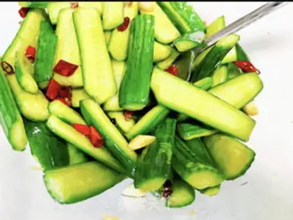 Make Spicy cucumber step 7