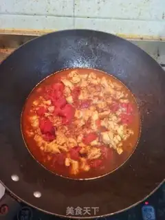 Make Tomato egg noodles step 4