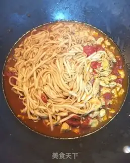 Make Tomato egg noodles step 6