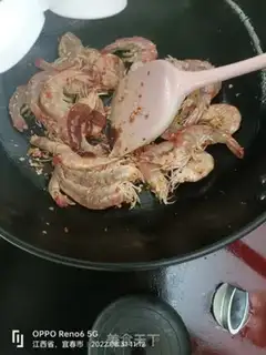 Make Garlic shrimp step 4