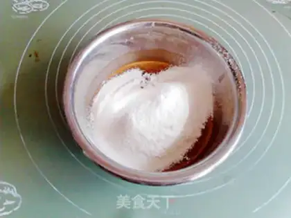 Make Red sugar sesame sauce step 5