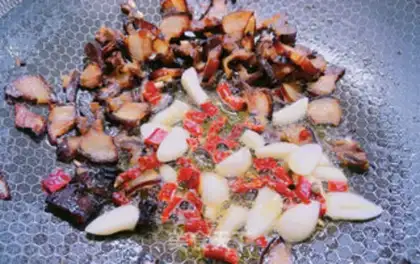 Make Four seasons of bean meat step 7