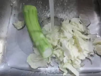Make Smelt and cabbage step 1
