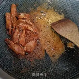 Make Shrimp oiled twig mushrooms step 5