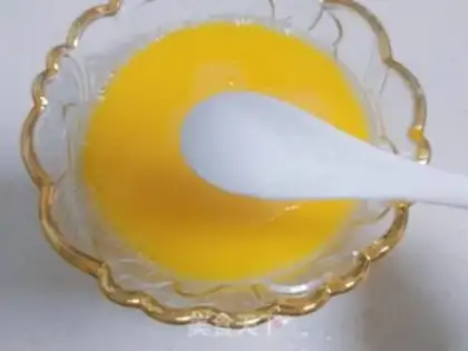 Make Autumn steamed eggs step 4