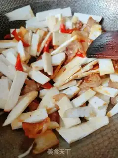 Make The apricot mushrooms make five flowers step 6