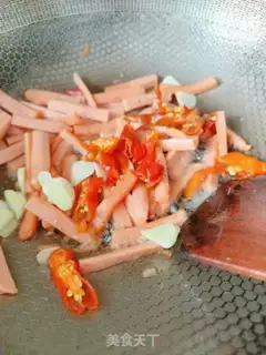 Make Cucumber ham and sausage step 5