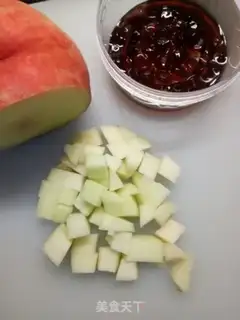 Make Peach crystal yogurt step 1
