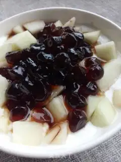 Make Peach crystal yogurt step 3