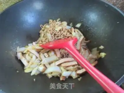 Make ♪ Scrambled rice noodles step 8
