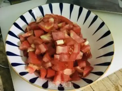 Make Tomato egg noodles step 2
