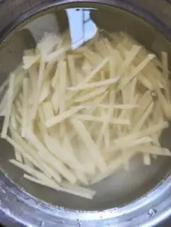 Make Carrot potatoes, celery step 1
