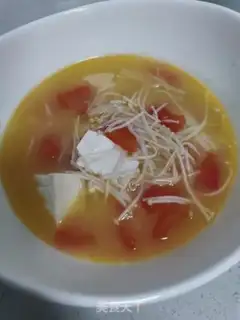 Make Golden Tomato Tofu soup step 4