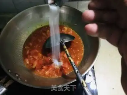 Make Tomato egg noodles step 8
