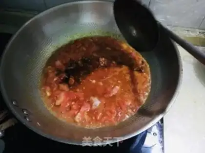 Make Tomato egg noodles step 9