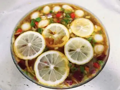 Make Frozen quail eggs step 3