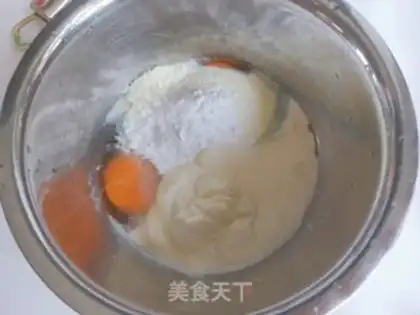 Make Yellow moon cake step 6