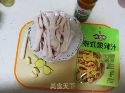 Make Spicy lemon claws step 0