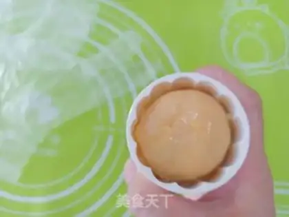 Make Yellow moon cake step 13