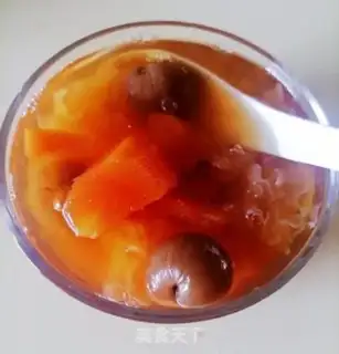 Make The papaya silver ear soup step 5