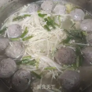Make Meatball mushroom soup step 5