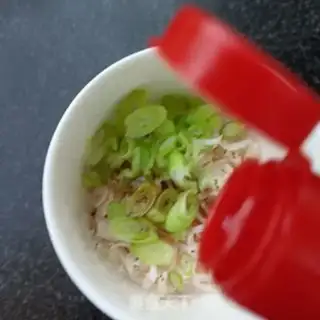 Make Onion shrimp and cheese step 7