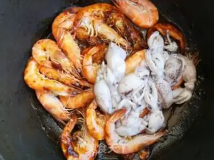 Make Shrimp bronchus step 7